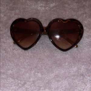 Heart shaped sunglasses